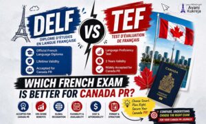 DELF vs TEF French exam comparison for Canada PR applicants